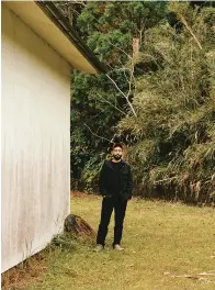  ??  ?? Nelson Broche Jr.
at the Koshima Field Station. His research involves
collecting and measuring stress hormones in the saliva of Japanese macaques.