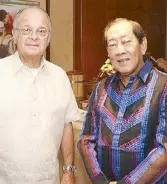  ??  ?? Consul Eduardo Gonzales with Bobit Avila