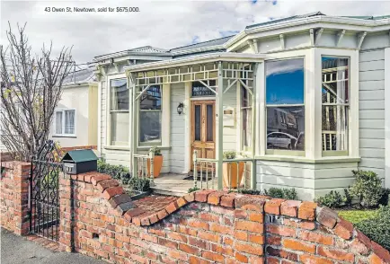  ??  ?? 43 Owen St, Newtown, sold for $675,000.