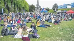  ?? Pictures: Alan Langley ?? Crowds enjoying last year’s City Sound Project