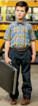  ??  ?? Iain Armitage plays the titular character in “Young Sheldon.”