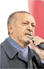  ?? BILD: SN/AP ?? Erdoğan will sich heute, Dienstag, zu dem Fall äußern.