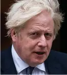  ??  ?? Leading crisis talks...Mr Johnson