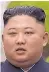  ??  ?? North Korea’s Kim Jong Un