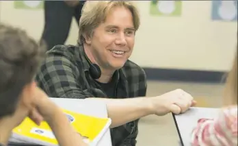  ?? Dale Robinette/Lionsgate ?? Director Stephen Chbosky of Upper St. Clair, on the set of the film "Wonder."