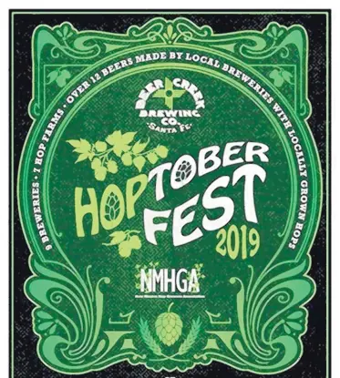  ?? COURTESY OF BEER CREEK BREWING CO./FACEBOOK ?? Hoptoberfe­st on Oct. 19 at Beer Creek Brewing Co. will feature nine New Mexico breweries, seven local hops farms and over a dozen beers to taste.