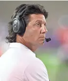  ??  ?? Mike Gundy has been the Oklahoma State football coach for 12-plus seasons.
JOHN DAVID MERCER, USA TODAY SPORTS