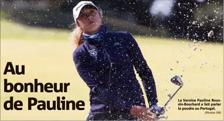  ?? (Photos DR) ?? La Varoise Pauline Roussin-Bouchard a fait parler la poudre au Portugal.