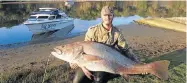  ??  ?? RARE KOB: Jovan van Tonder with his prize catch