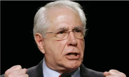  ??  ?? Mike Gravel speaks at the Democratic National Committee Winter Meeting in Washington, in 2007. Photograph: Haraz N Ghanbari/AP