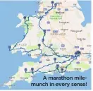  ??  ?? A marathon milemunch in every sense!