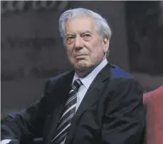  ??  ?? | Mario Vargas Llosa. |