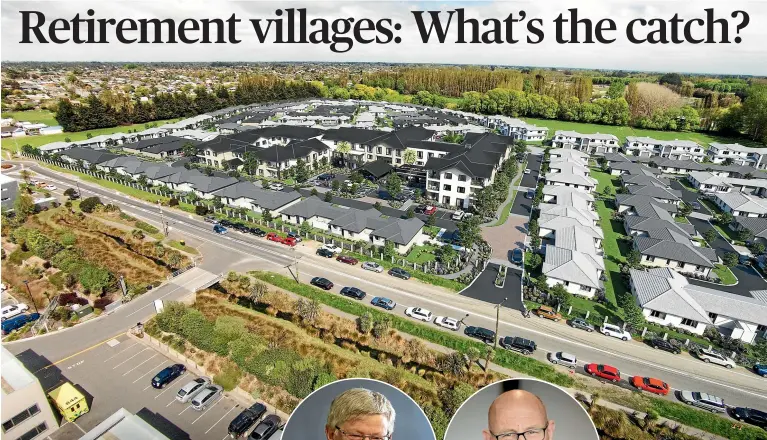  ?? ROSS GIBLIN/STUFF ?? Retirement villages are booming, with 1750 units being built every year.