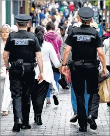  ??  ?? DUTY CALLS: It has been announced that 65 police counters are to be closed to the public, with the aim of putting more officers on patrol on the streets.