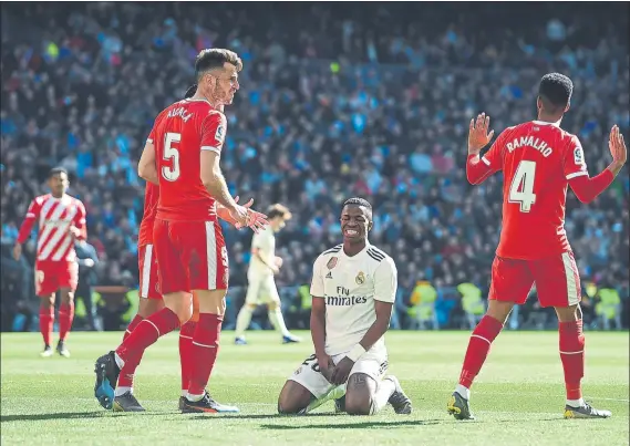  ?? FOTO: GETTY ?? El Real Madrid perdió el pasado domingo ante el Girona y todos sus planes para luchar por el título de Liga se vinieron abajo