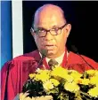  ?? ?? Dr. Bodhika Samaraseke­ra addressing the inaugurati­on