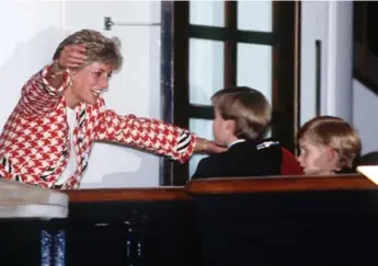  ?? JAYNE FINCHER/PRINCESS DIANA ARCHIVE/GETTY IMAGES ?? In a new documentar­y, Princes William and Harry also reminisce about their mother’s fun-loving side.