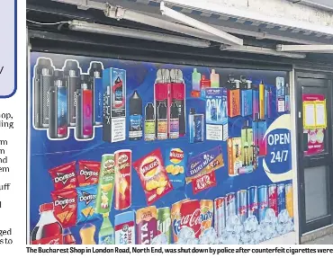Police say: 'Sale of illegal vapes and tobacco is not tolerated in  Portsmouth' - PressReader