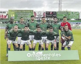  ??  ?? Once inicial del Villanoven­se ante el Atlético Baleares.