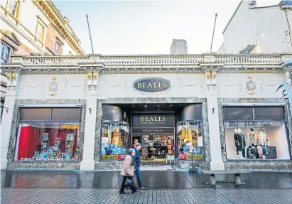  ?? Picture: Steve Brown. ?? Beales is the latest retail casualty in Perth.