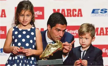  ??  ?? Luis Suarez,
Reuters pic
Delfina
Benjamin,