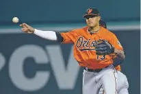  ?? ASSOCIATED PRESS FILE PHOTO ?? The Baltimore Orioles’ Manny Machado is being traded to the Los Angeles Dodgers. In exchange, the Orioles get five prospects.