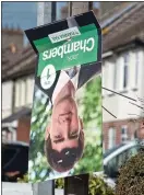  ??  ?? poster girls and boys: A selection of the candidates’ whose posters were still in evidence yesterday, eight days after the general election