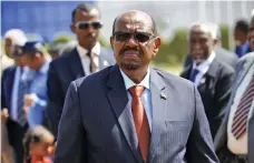  ?? AFP ?? Sudanese president Omar Al Bashir. The US last month lifted decades of sanctions against Sudan as relations improve