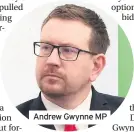  ??  ?? Andrew Gwynne MP