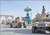  ?? AP FILE ?? Afghan security personnel patrol the streets of Ghazni