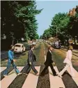  ?? Foto: Apple Corps Ltd. ?? Das Cover des legendären „Abbey Road“-Albums der Beatles mit Paul als Zweitem von links.