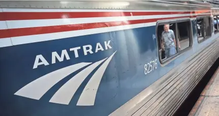  ?? ALEX WONG/GETTY IMAGES ?? More than 31 million people traveled on Amtrak trains last year.