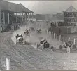  ?? Provided by Saratoga County
History Center ?? This photo of racing at the Saratoga County Fairground­s is part of a new exhibit, “County Life in Photograph­s,” at Brookside Museum in Ballston Spa.