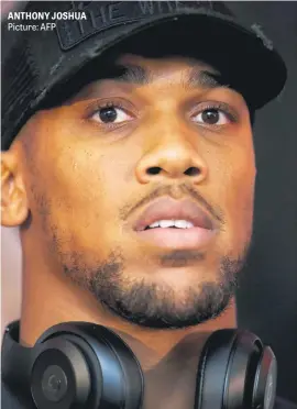  ?? Picture: AFP ?? ANTHONY JOSHUA