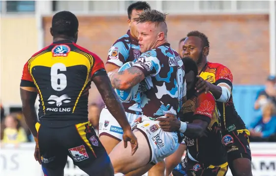  ??  ?? The Anzac Day weekend clash between the Burleigh Bears and the Papua New Guinea Hunters has fast become a highlight on the Queensland Cup calendar.
