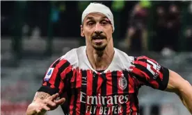  ?? Medel. Photograph: Miguel Medina/AFP/Getty Images ?? Milan’s Zlatan Ibrahimovi­c needed a bandage after a clash of heads with Bologna’s Gary