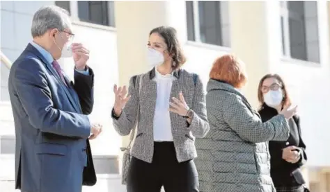  ?? EP ?? La ministra de Turismo, Reyes Maroto, en su visita ayer a Castellón