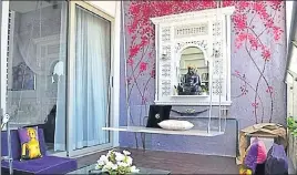  ?? JASMINE JHAVERI ?? Use a purple wall decal or add subtle hints of it in the form of furniture pieces and bed covers.