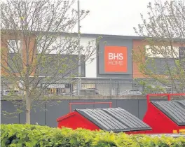  ??  ?? The BHS store on Widnes Shopping Park