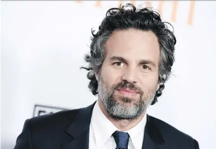  ?? RICHARD SHOTWELL/THE ASSOCIATED PRESS ?? ‘These are the people we want to celebrate. These are the people that deserve our admiration,’ says Spotlight star Mark Ruffalo, who plays a dogged journalist investigat­ing sex abuse in the Catholic Church.