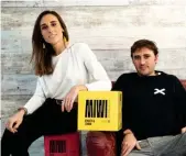  ??  ?? _
/ MIWI Real Drinks / Laura Pérez e Íñigo Aguirrezab­al, fundadores de esta empresa.
