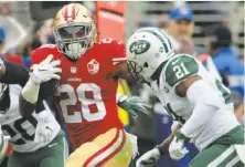  ?? Carlos Avila Gonzalez / The Chronicle 2016 ?? Carlos Hyde returns, but the 49ers utilized all avenues — free agency, trade and the draft — to add depth at running back.