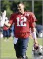  ?? DANIEL MEARS — AP ?? With a new deal, Patriots quarterbac­k Tom Brady admits he is in “unchartere­d territory” at 42years old.