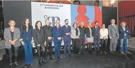  ?? // ABC ?? Acto de presentaci­ón en el Museu Marítim de Barcelona de la 37 Copa América de 2024