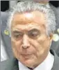  ?? AP ?? Michel Temer takes oath.