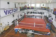  ?? Lake Fong/Post-Gazette ?? The boxing ring in the original gymnasium at the Centre Avenue YMCA.