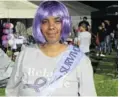  ?? Picture: Siphokazi Vuso ?? BRAVE GIRL: Cancer survivor, Michelle Arends, took part in the Cansa Relay for Life