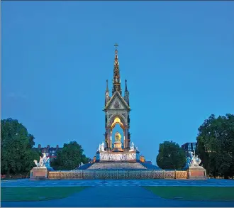  ?? PHOTOS BY ROVIDED TO CHINA DAILY ?? Left: Albert Memmorial, London. Right: Ashton Memorial, Lancaster.