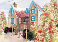  ?? THE RITZ-CARLTON/COURTESY ?? Life-sized gingerbrea­d houses are featured at Ritz-Carlton properties around the world this time of year.