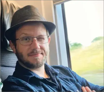  ?? FOTO: PRIVAT ?? Magnus Stedje Fossens togtur til Sørlandet gikk ikke på skinner.